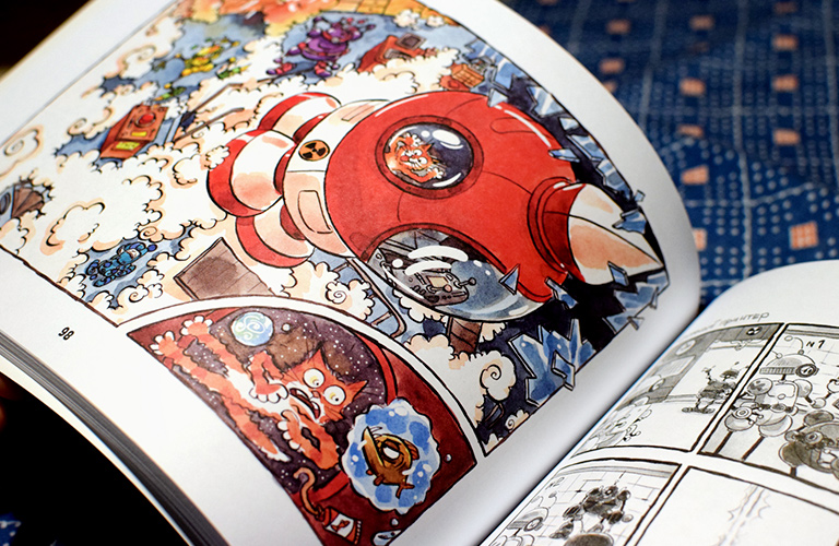 Мультяшные герои и фэнтези персонажи владимирского комиксиста