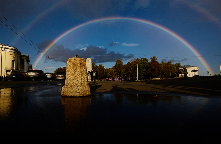 Двойная радуга над Владимиром: что предвещает красота в небе?