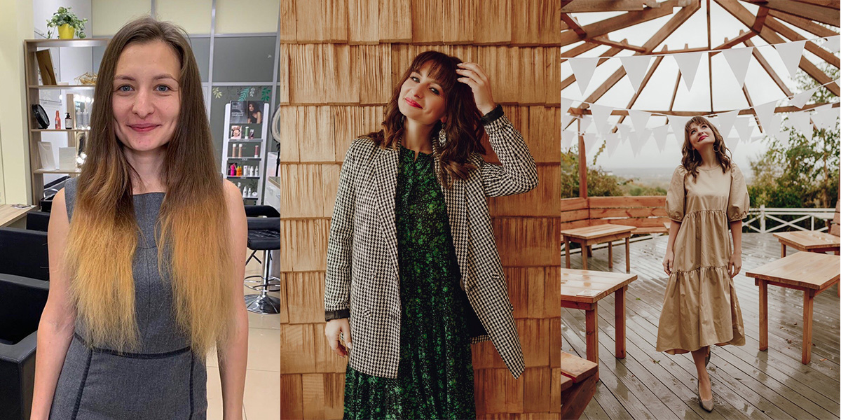 Очередной эксперимент стилистов. Новый образ для бизнес-леди