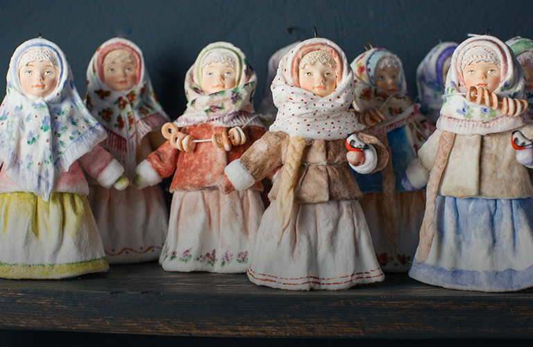 Волшебный пропуск в прошлое - ватные игрушки в духе времен СССР