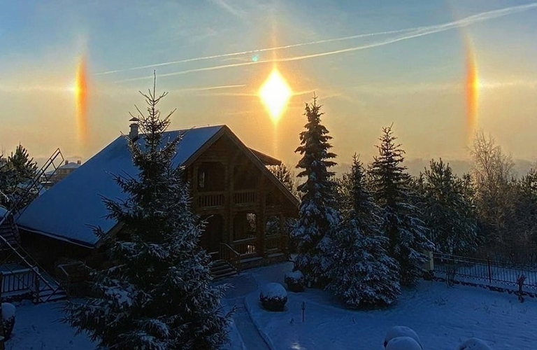 Гало над ковровским Байкалом! Что предвещает редкое оптическое явление?