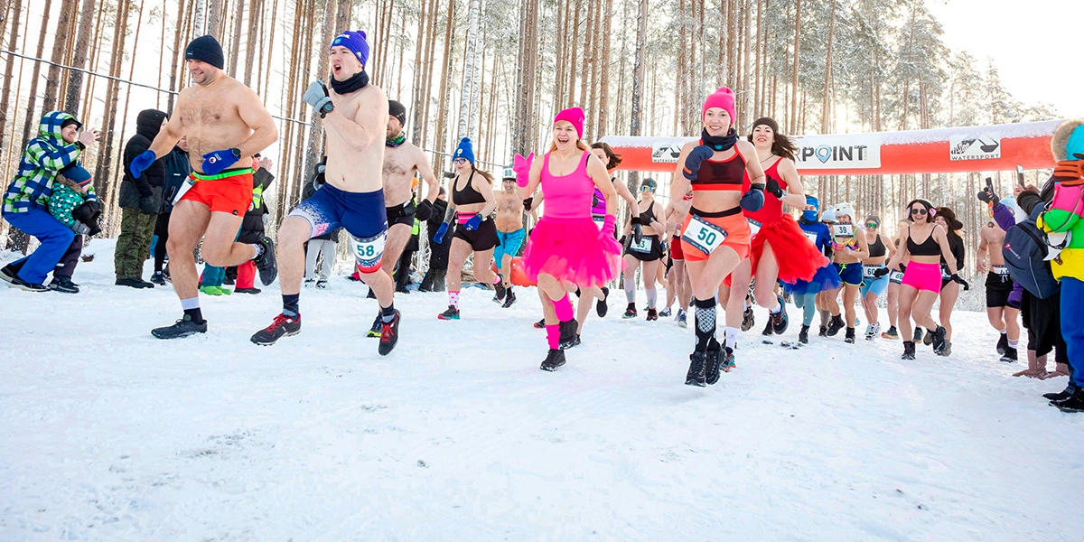 В Питере плыть и бежать по морозу в купальнике! Как владимирская спортсменка закрыла сезон моржевания