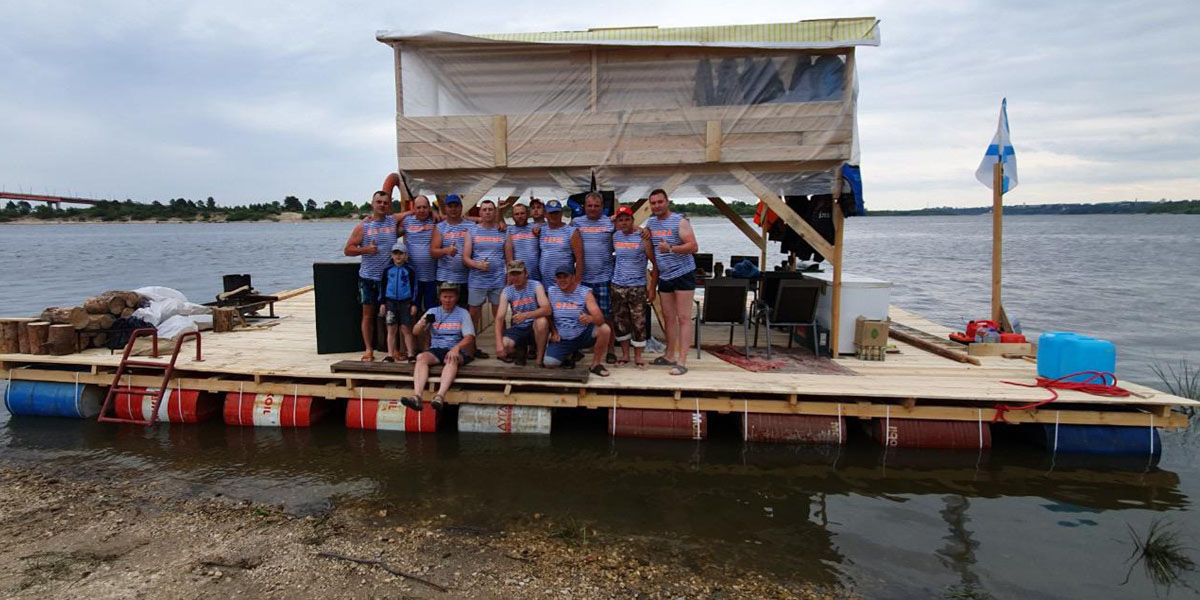 Сплавщики на плоту сравнили Оку с Клязьмой