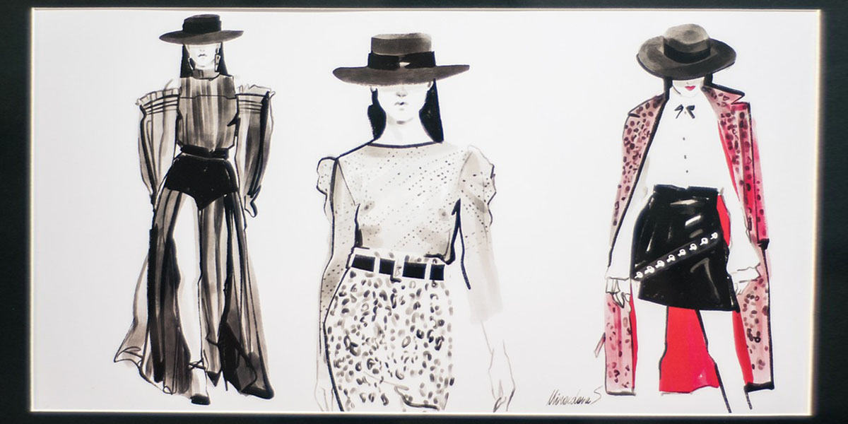 Фэшн-скетчи от иллюстратора из Санкт-Петербурга