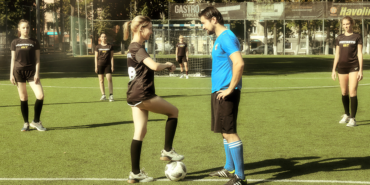 Амазонки против мужчин! Владимирские фотомодели сразились с футболистами