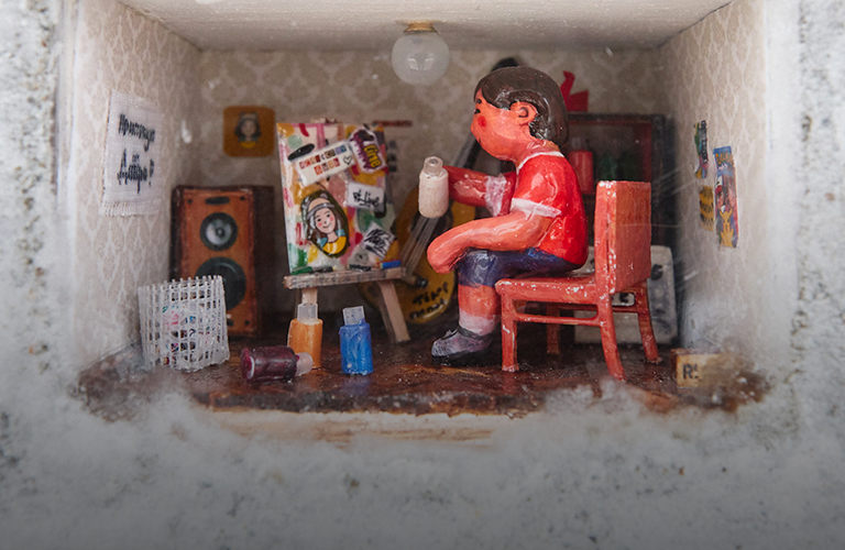 Новые сюжеты о главном: уличные художники спрятали во Владимире две миниатюры с личными историями