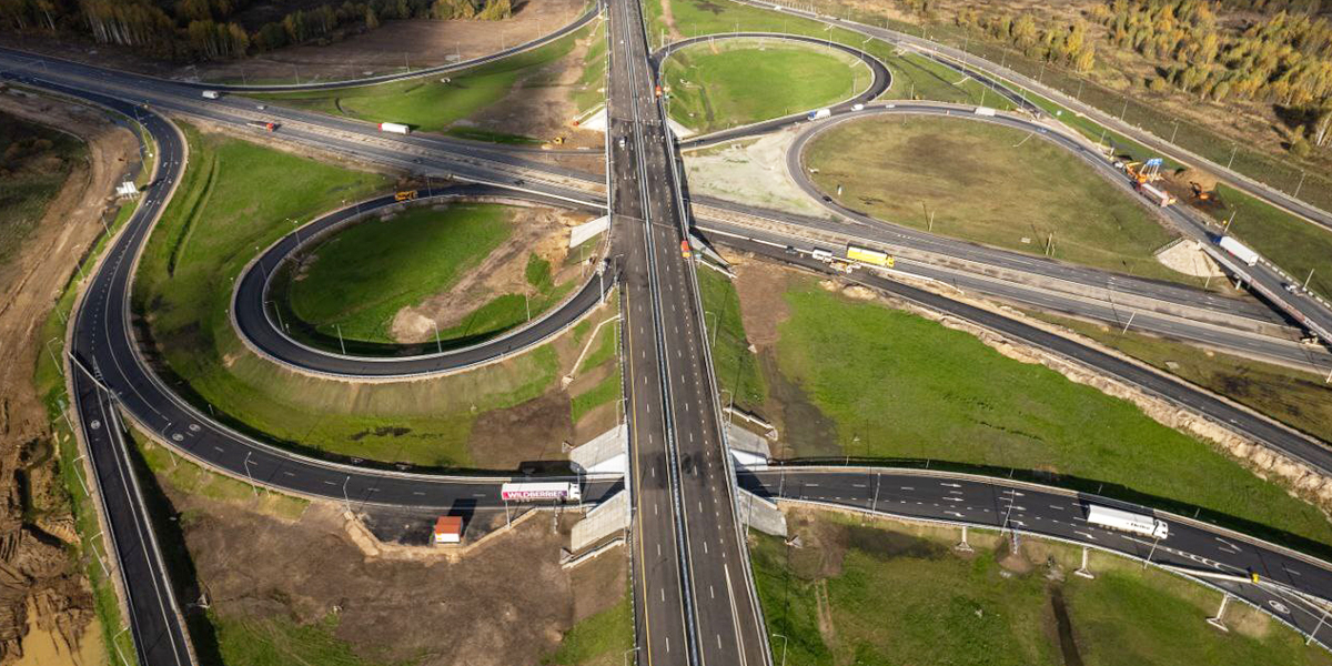 Фото развязки с высоты. Дублер Южного обхода Владимира откроют на этой неделе