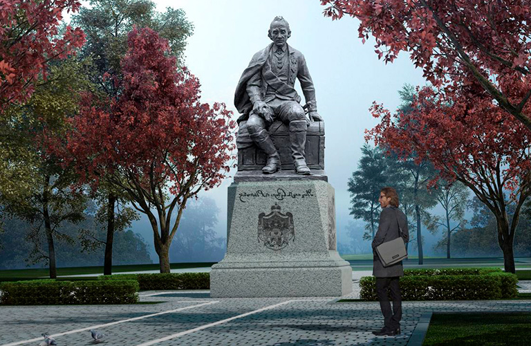 Во Владимирской области установили памятник Суворову