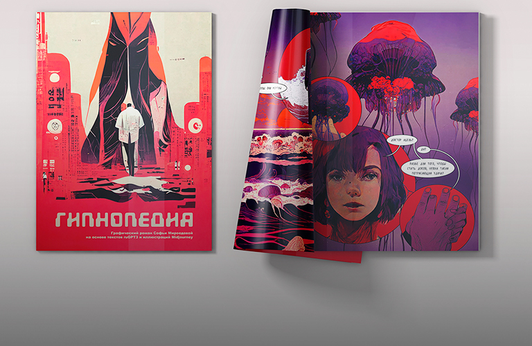 Иллюстратор из Владимира создала нейрокомикс о дизайнере сновидений со сгенерированными диалогами