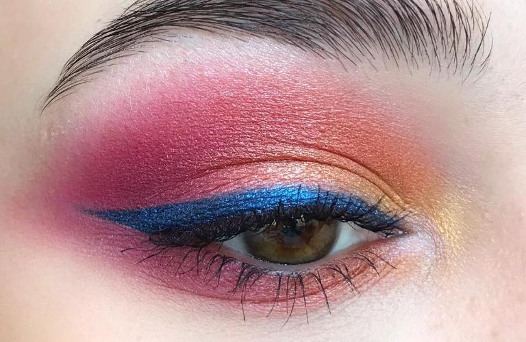 Smokey eyes в красных тонах. Разбираемся в тонкостях подиумного макияжа