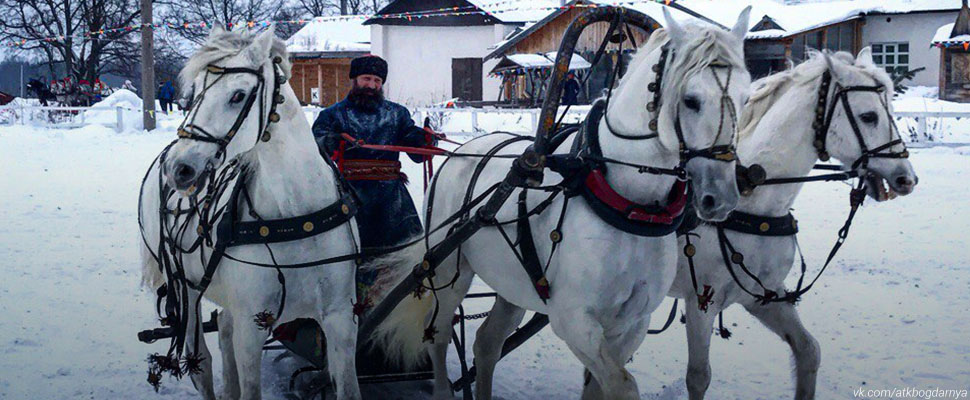 Мощь и скорость русской тройки^ в трех видео из Богдарни