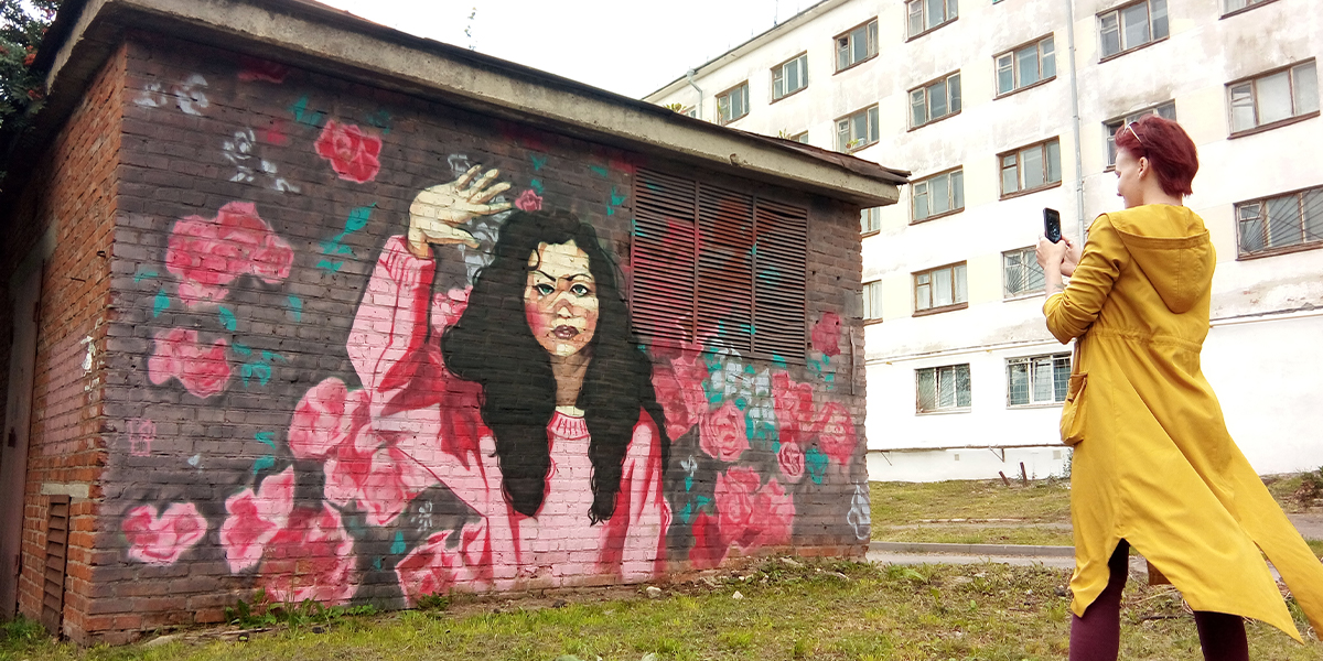 Граффити против вандализма. Парочка новых рисунков появилась во Владимире