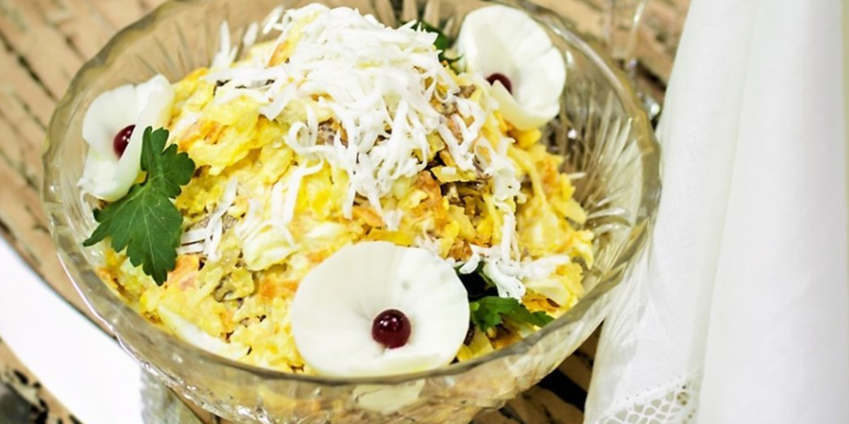 Блюдо советских архиереев: история и рецепт салата «Клязьма»