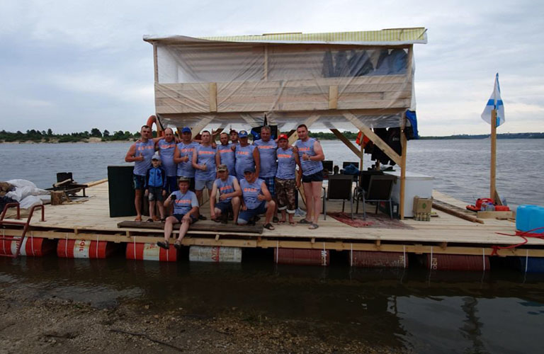 Сплавщики на плоту сравнили Оку с Клязьмой