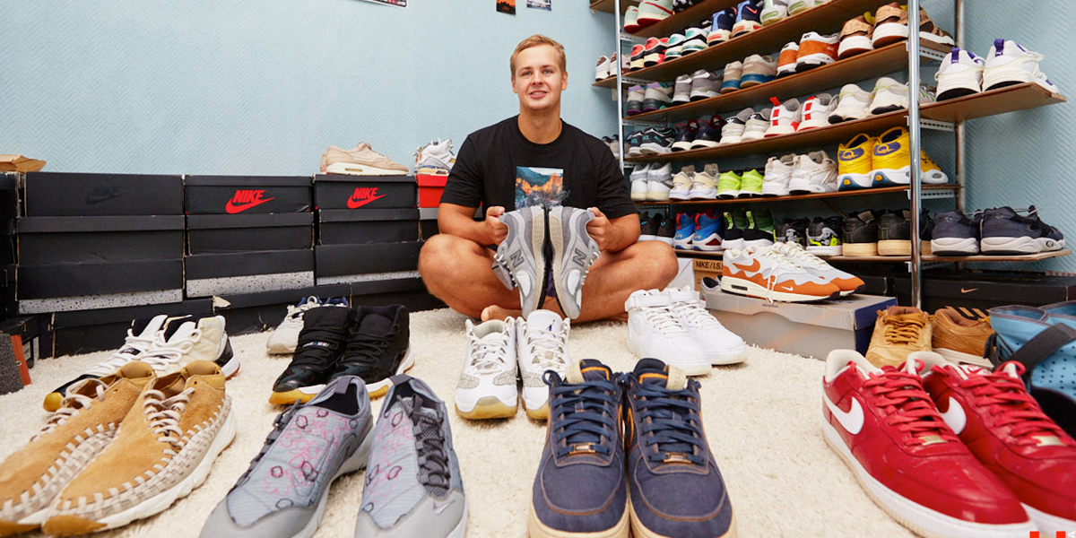 100 пар обуви на один миллион рублей. Коллекция кроссовок сникерхеда из Владимира