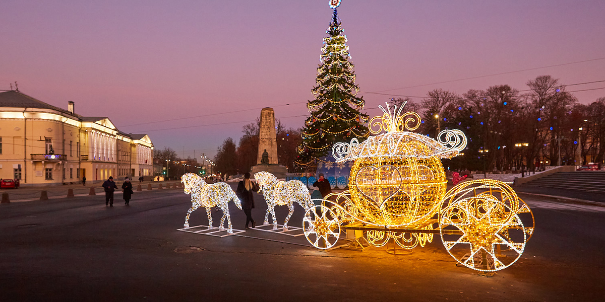 Когда карета превращается в тыкву. Владимирская айдентика в свете новогодних огней