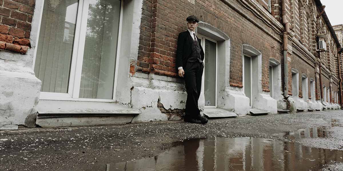 Томас Шелби стартер пак: восьмиклинка с лезвием и костюм в стиле «Острых козырьков»