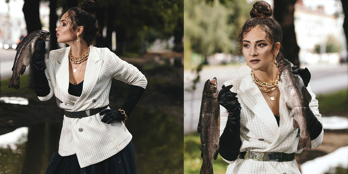 Гламурная фотосессия, или Владимирские лужи во всей красе 