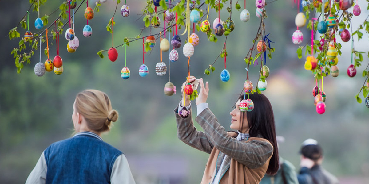 «Пасхальное дерево» руками всего города