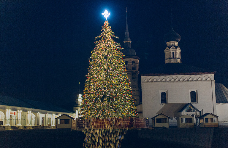 Самые креативные ёлки Суздаля и Мурома