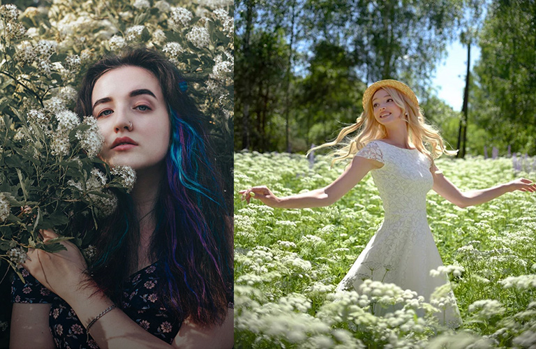 Вести с полей. Летние фотосессии соблазнительных девушек