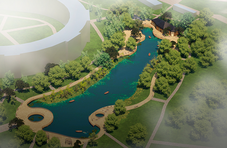 Летом — йога, зимой — коньки. Идея метаморфозы Добросельского пруда в эстетический рай