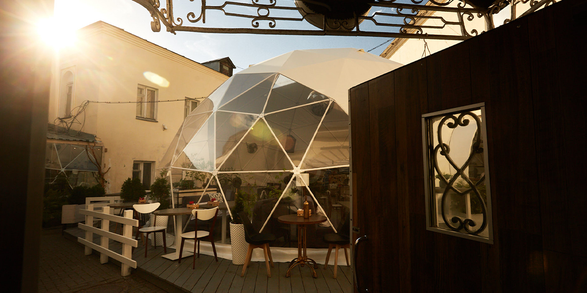 Проект в стиле «экофутуризм», или Танцы под всепогодным куполом