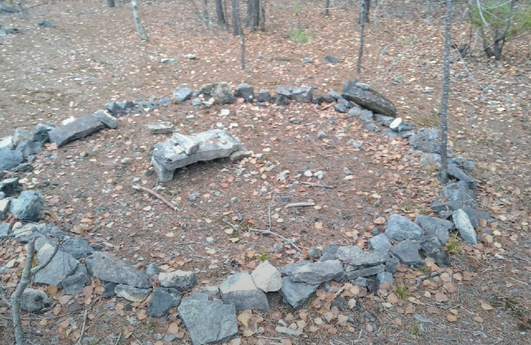 Рунический став и спиральные окаменелости Дюкинского карьера