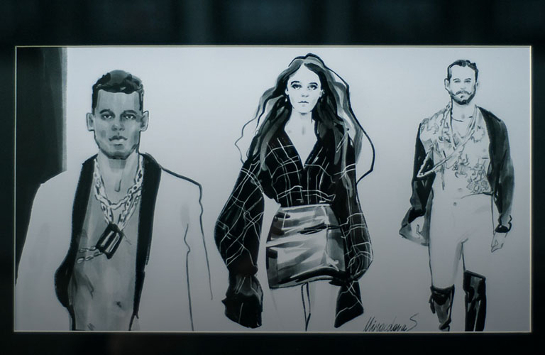 Фэшн-скетчи от иллюстратора из Санкт-Петербурга