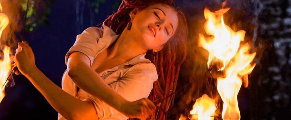 «Огненная» девушка из Владимира