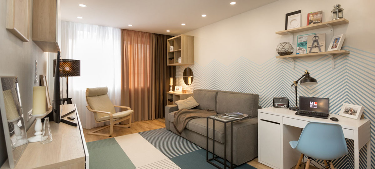 Интерьер недели: Уютная однушка с видом на центр