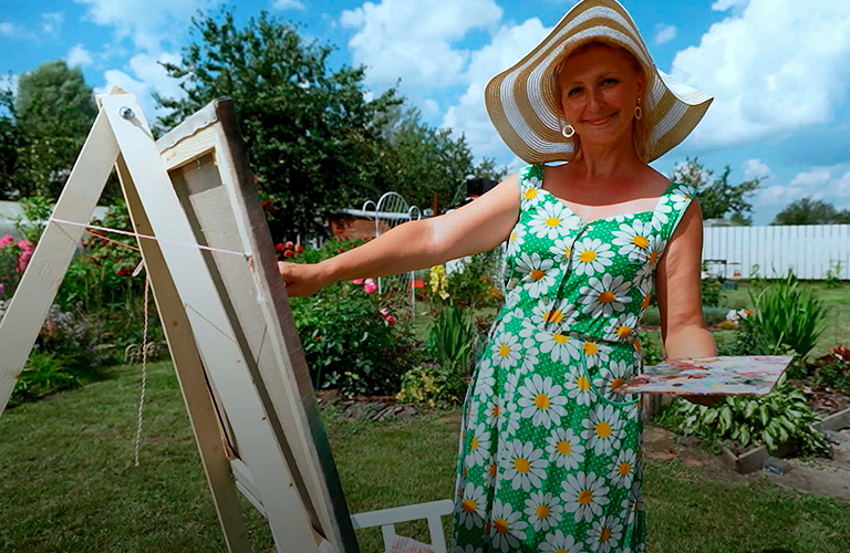 Ковровская художница заняла второе место в реалити-шоу «Четыре дачи» телеканала «Пятница!»