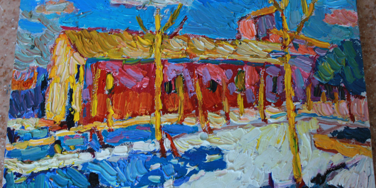 40 километров от Ван Гога. Художник Михаил Герасимов выставился во Франции