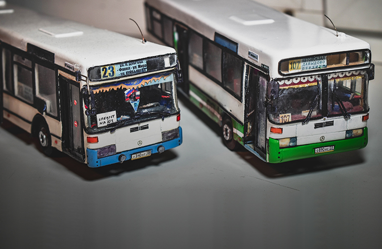 Владимирский кондуктор конструирует точные копии городских автобусов