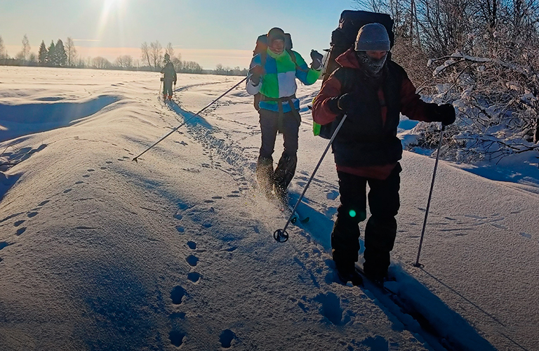 Экстремальный поход с ночевкой в минус 30. Владимирских туристов не остановили рекордные холода