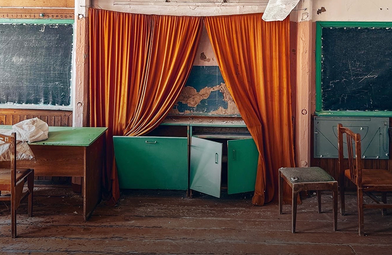 Вечная перемена в заброшенной сельской школе Вязниковского района