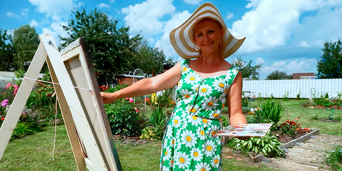 Ковровская художница заняла второе место в реалити-шоу «Четыре дачи» телеканала «Пятница!»