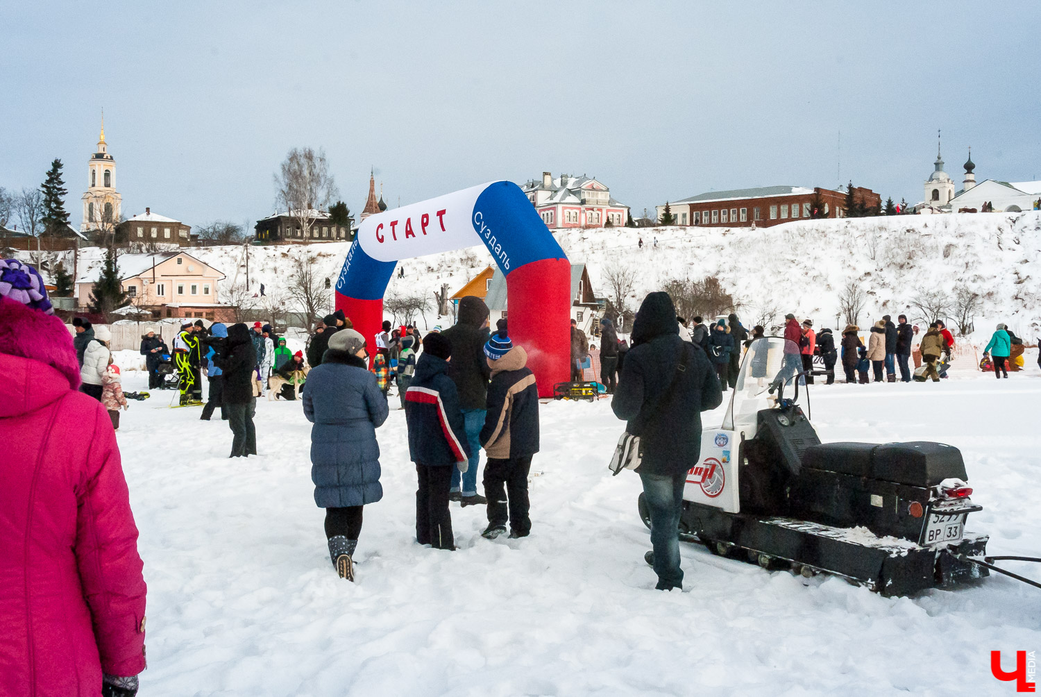 Гонки на собачьих упряжках в Суздале Гонки на собачьих упряжках в Суздале