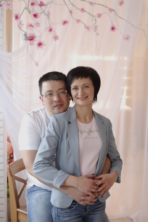 Супруги Цой