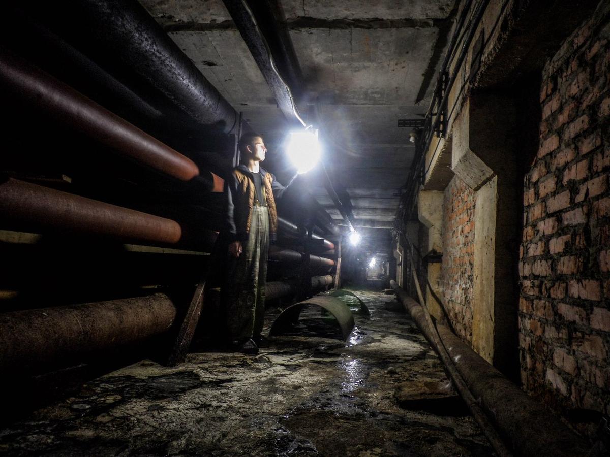 Затопленное бомбоубежище ВХЗ