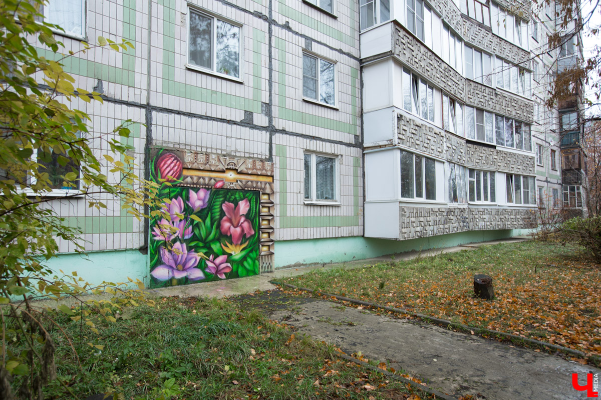Красивых граффити во Владимире стало больше. В Добром реализуют проект “Цветные чувства”, и в его рамках создали более 10 рисунков