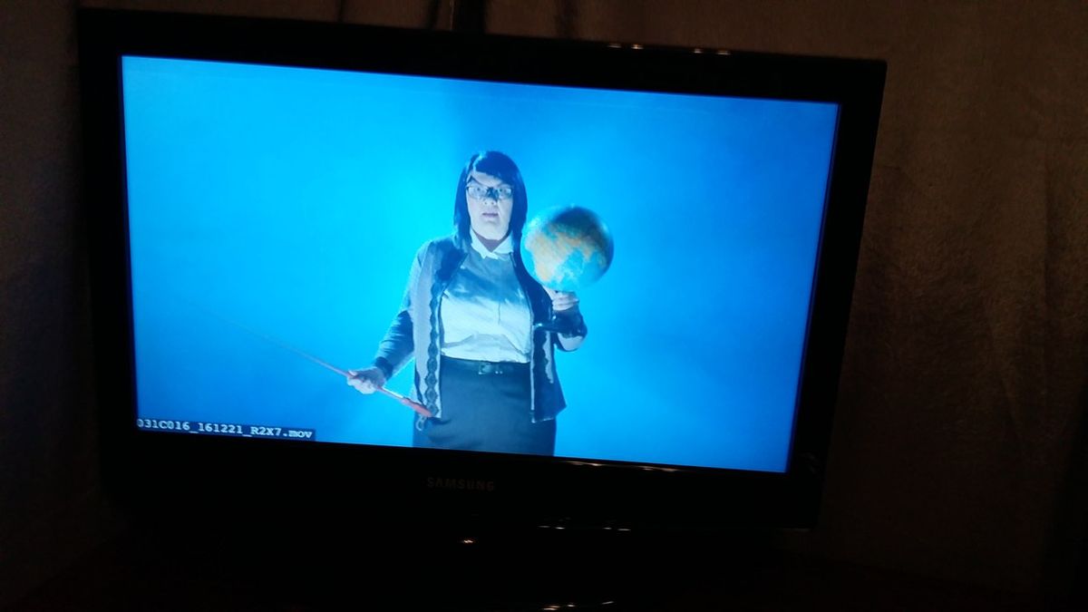 Ольга Ковалева на съемках Ералаша