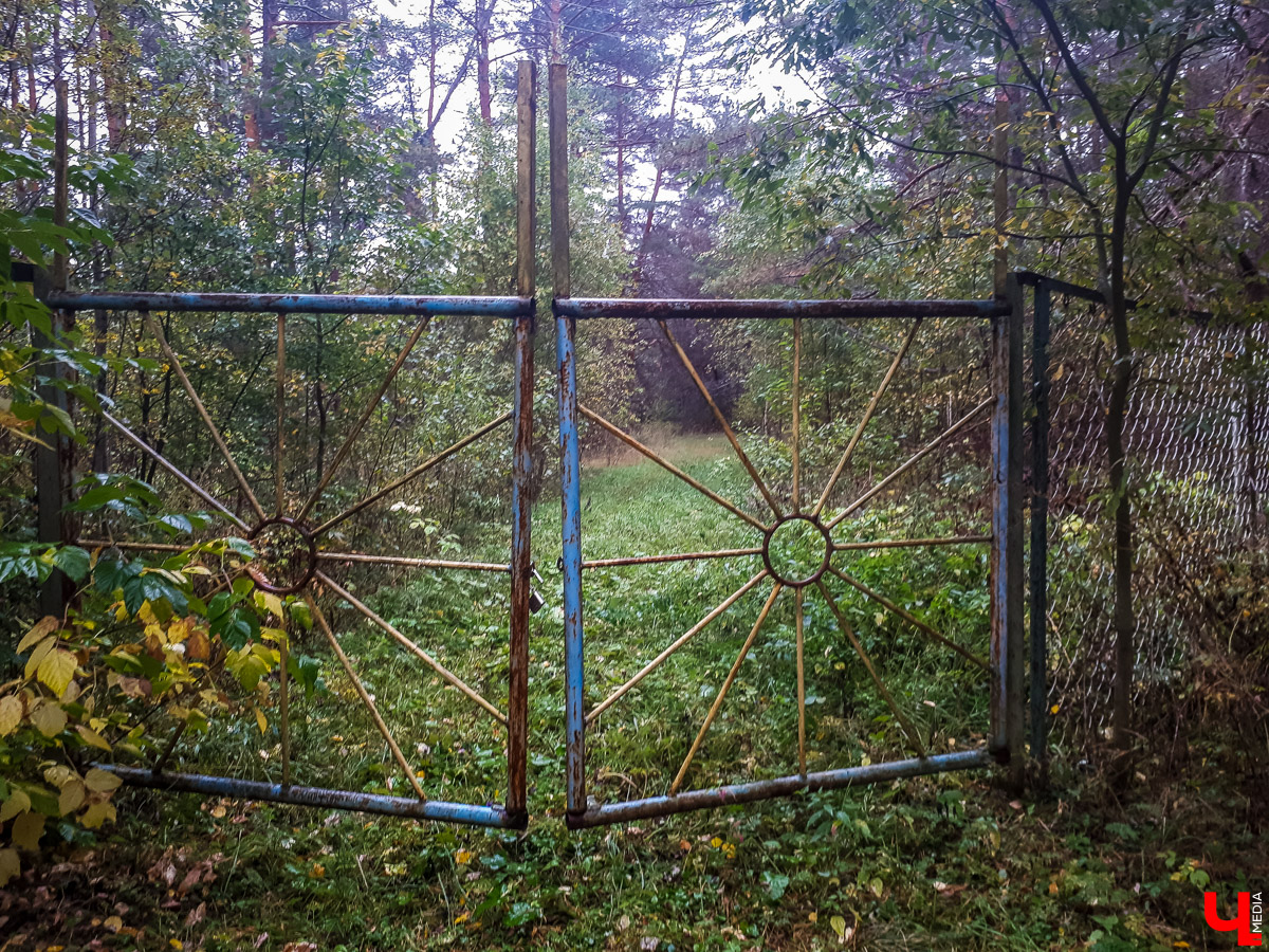 В лесу в Суздальском районе мы случайно набрели на пионерский лагерь “Юность”, который несколько лет простоял заброшенным. Мародеры до него не добрались, а потому постройки остались целыми