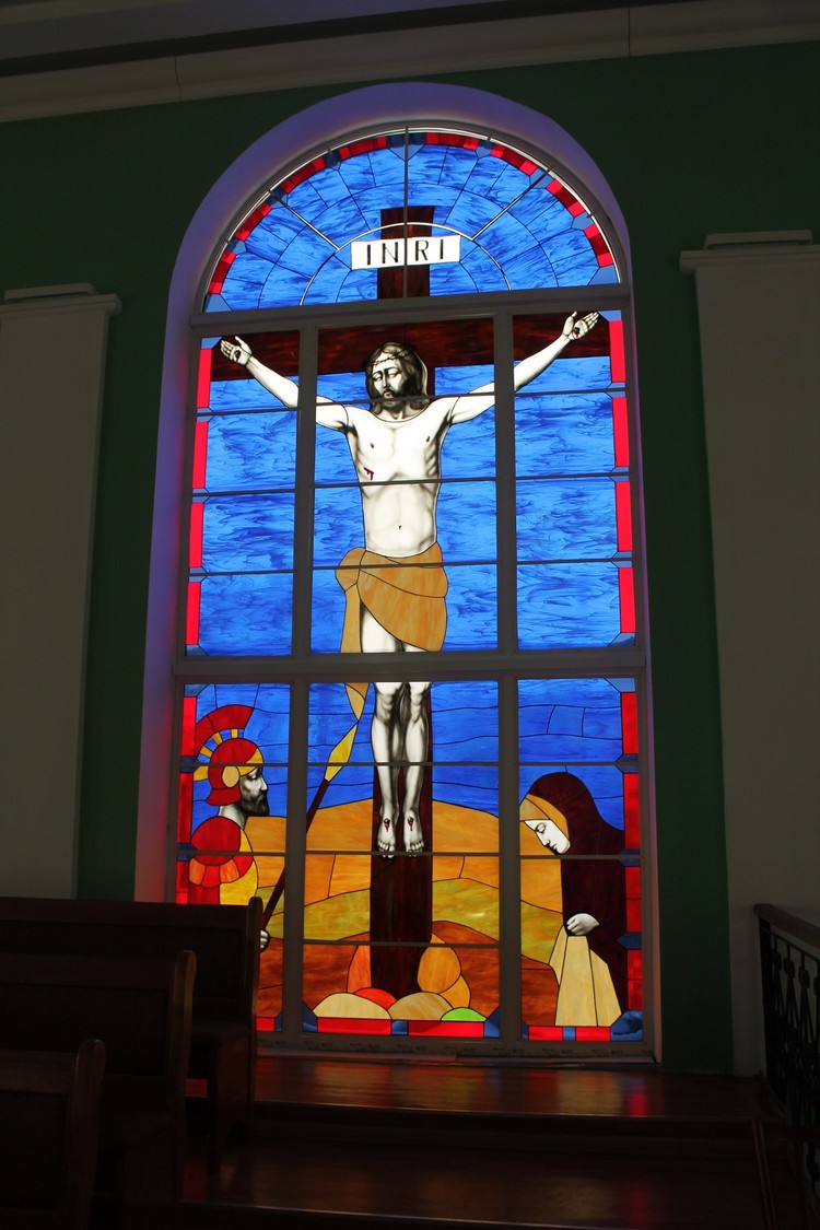 Витраж в церкви Нижнего Новгорода