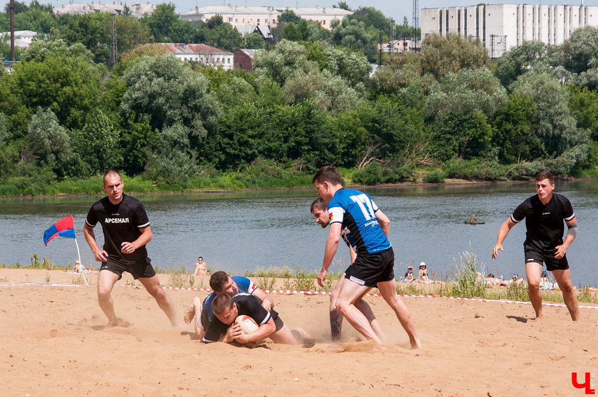 Турнир по пляжному регби 2018 во Владимире