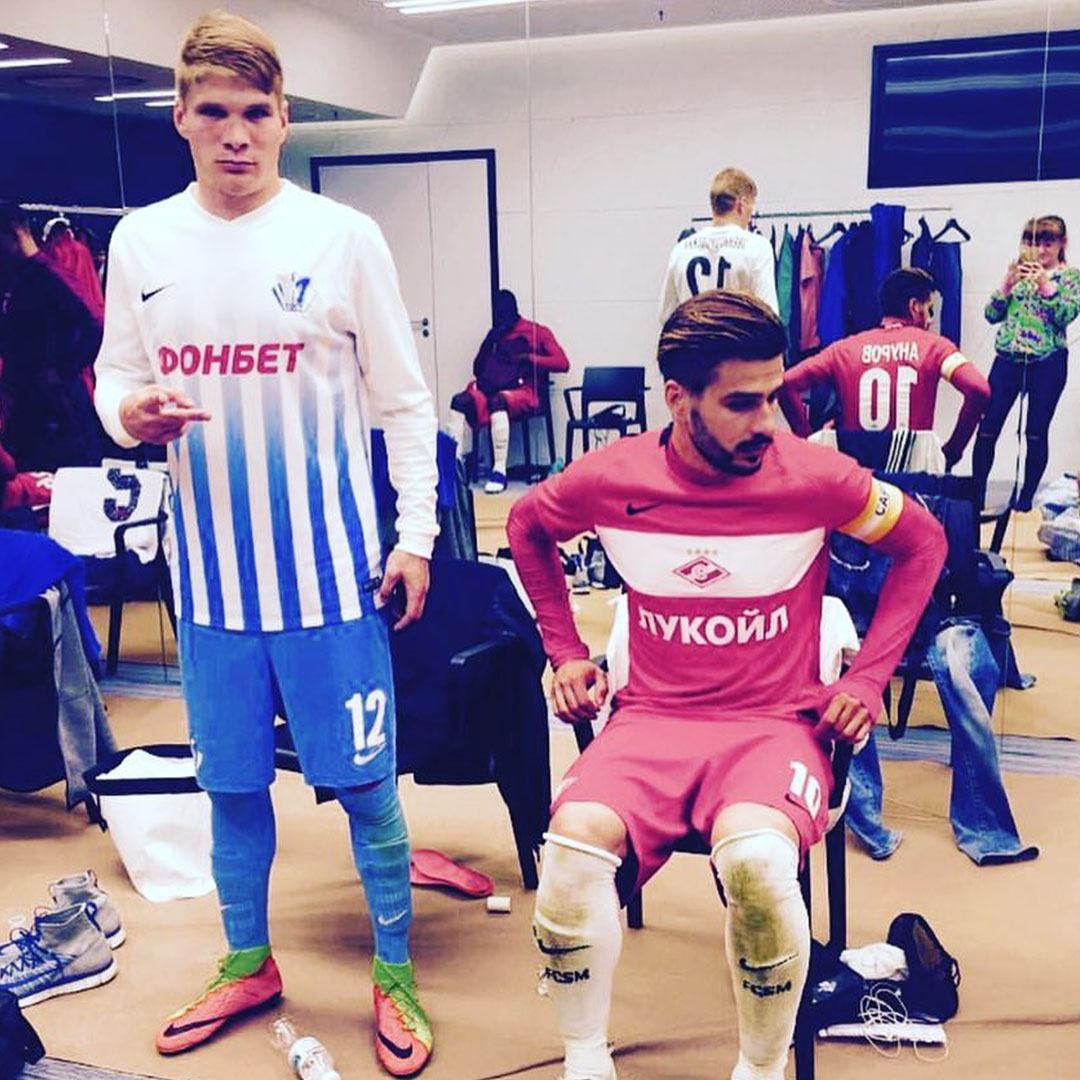 Дмитрий Агапцев на съёмках фильма "Тренер"