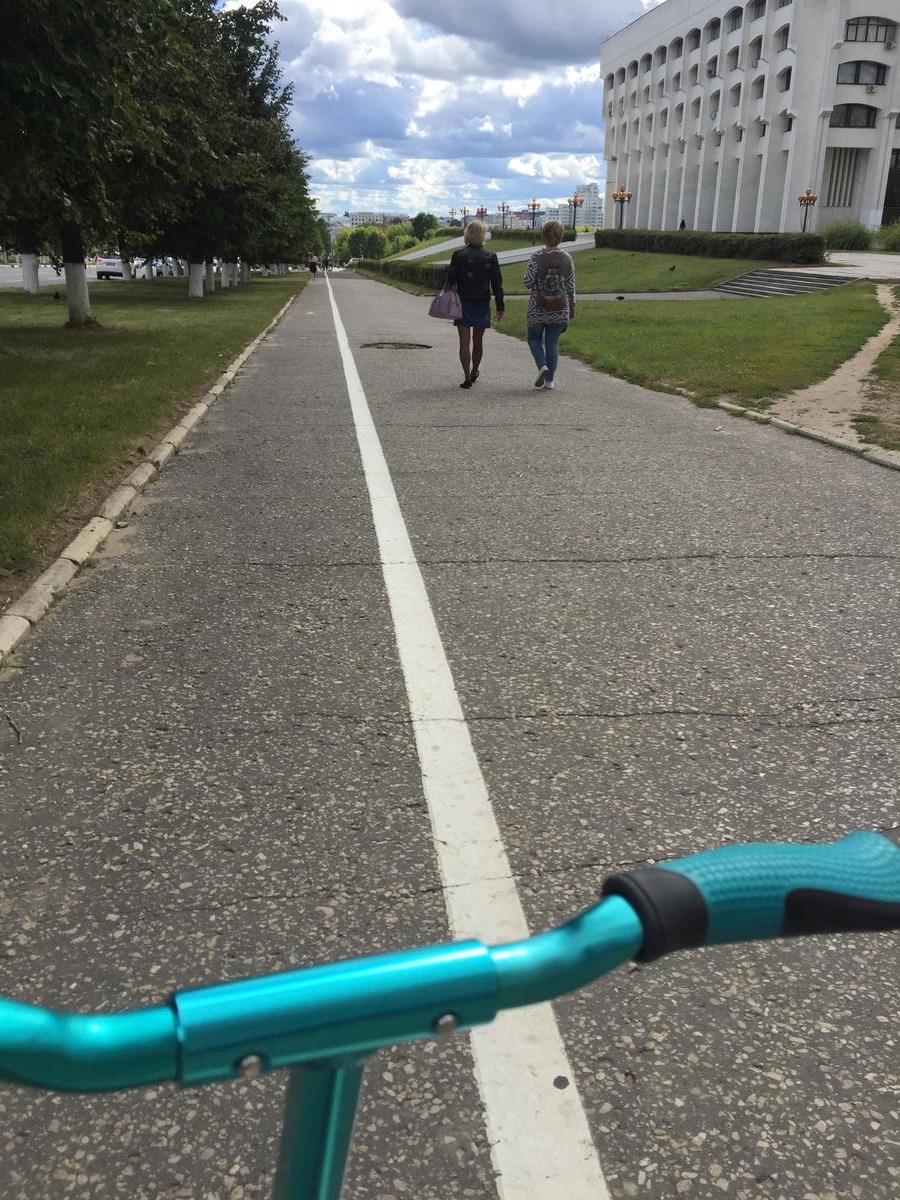 Тестируем самокат в городских условиях