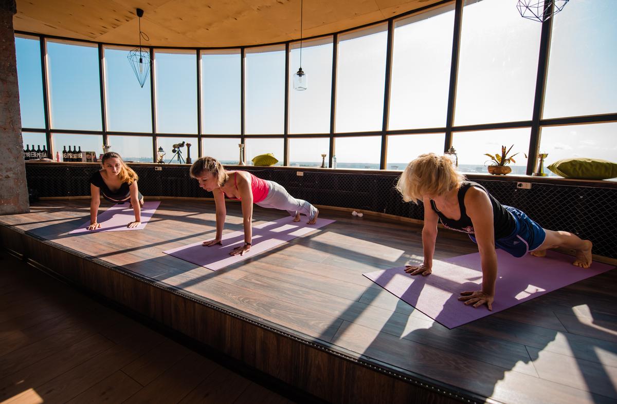 Йога на высоте