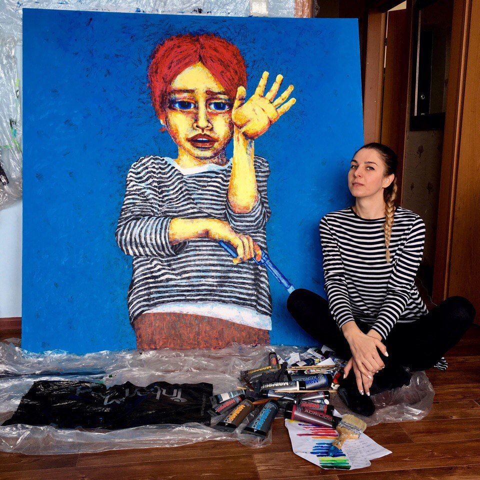 Журналист Валентина Ивакина рассказывает о своем хобби - рисовании. В 2018 году на втором «Арт-Субъекте» она рисовала картину 12 часов