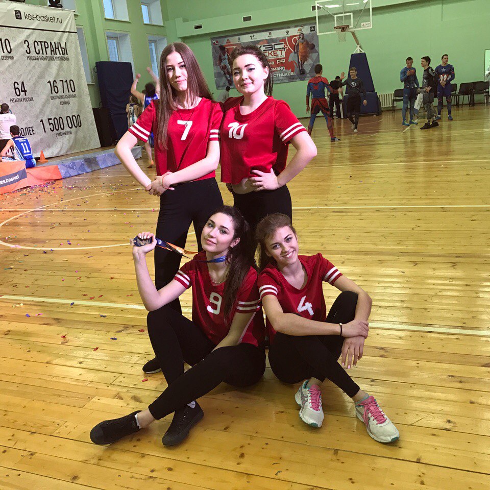 Группа поддержки владимирских баскетболистов